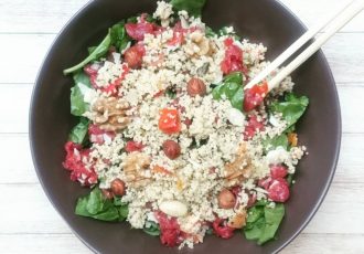 cuscús con avellanas