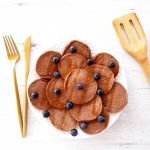 pancakes de chocolate