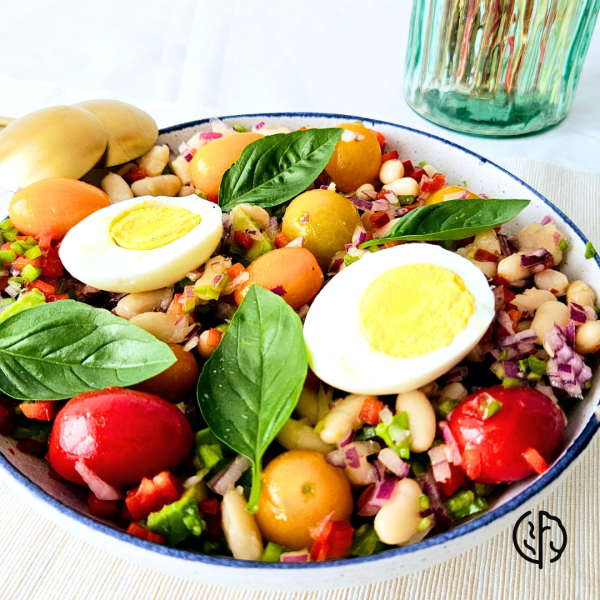 Ensalada con alubias blancas Ensalada con alubias blancas